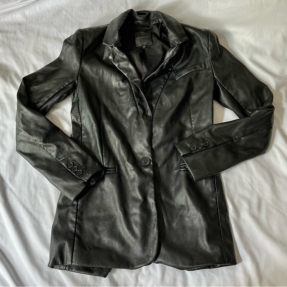 Dynamite leather blazer - Picture 1 of 2
